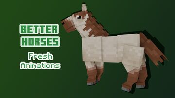 Better Horses x Fresh Animations Minecraft Texture Pack