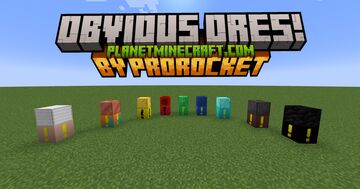 Obvious Ores! Minecraft Texture Pack