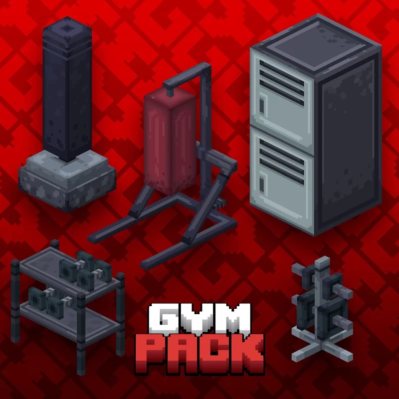 Gym Furniture Pack Volume 1 Minecraft Texture Pack