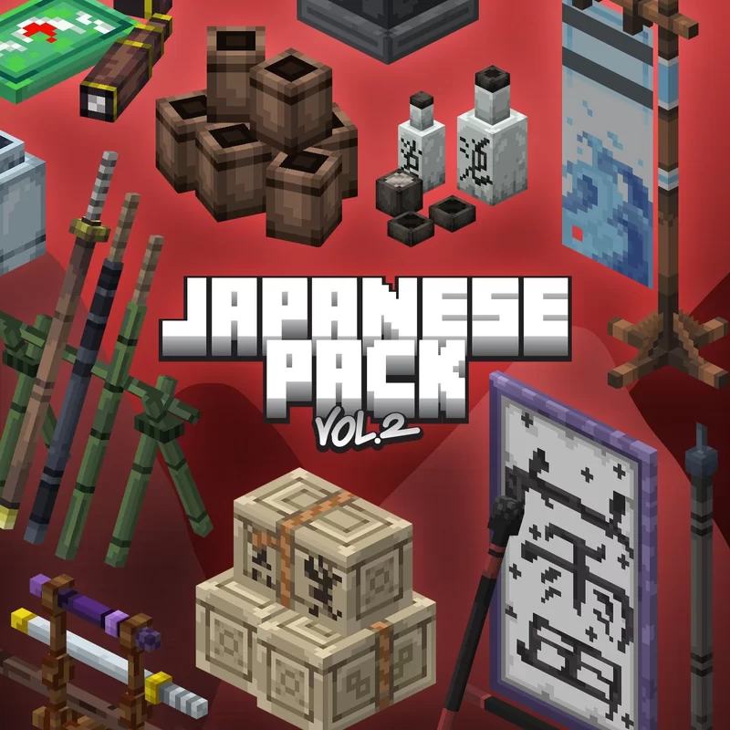 Japanese Furniture Pack Volume 2 Minecraft Texture Pack