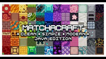 MatchaCraft: Clean + Simple Minecraft Texture Pack