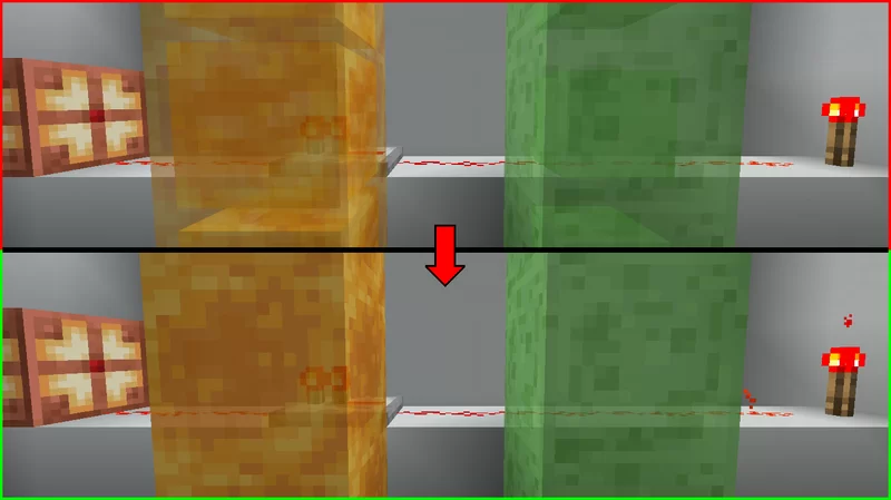 Simple Slime & Honey Blocks Minecraft Texture Pack