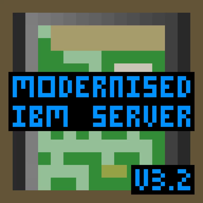 Modernised IBM Server Minecraft Texture Pack