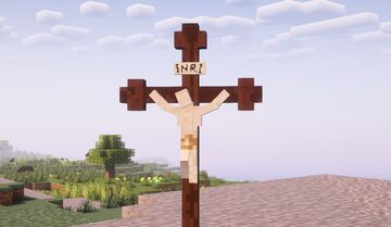 Wooden Processional Cross Minecraft Texture Pack