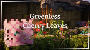 Greenless Cherry Leaves Minecraft Texture Pack