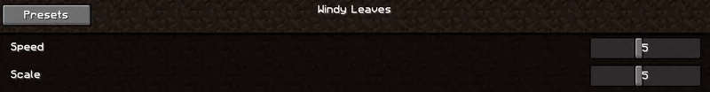 how the options look