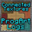 Programmer art Connected logs [1.19.4] Minecraft Texture Pack