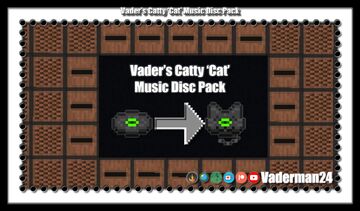 Vader's Catty 'Cat' Music Disc Pack 'V1.0.0' — 'Cat' Music Disc Replacement (Alpha 1.2.2 — 1.21.1+)