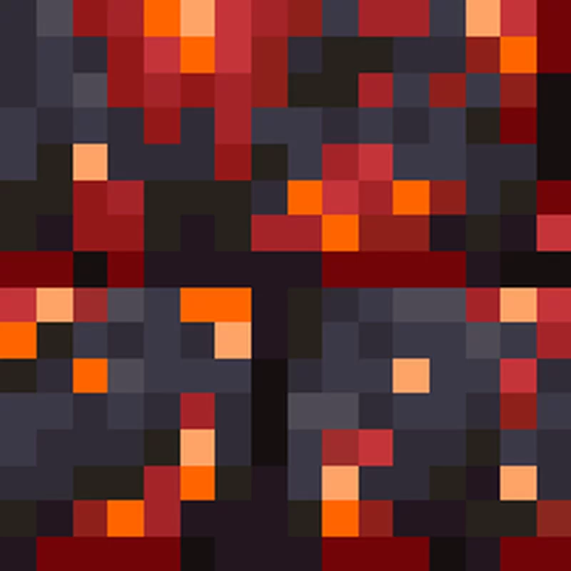 Blackstone Bricks Crimson Fungi Growth Variation Minecraft Texture Pack