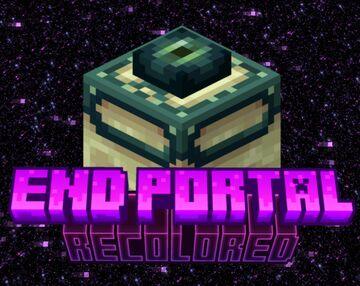 End Portal Recolored Minecraft Texture Pack