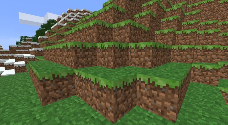 Darker Grass Sides for Alpha 1.2 - Beta 1.1 Minecraft Texture Pack