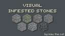 Visual Infested Stones [MCBE Texture Pack] Minecraft Texture Pack