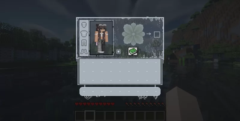 Survival Inventory GUI (pale garden) Minecraft Texture Pack