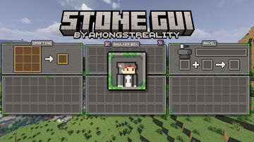 Stone GUI Minecraft Texture Pack