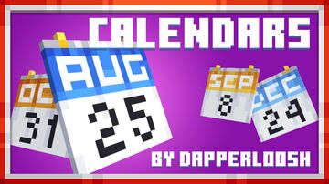 Calendars Minecraft Texture Pack