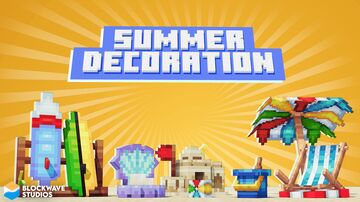 7 | Summer Decorations Models | Event Minecraft Texture Pack