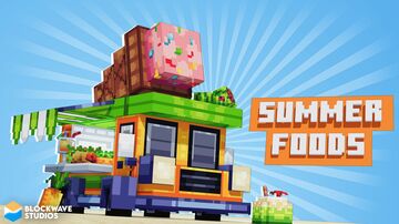 7 | Summer Food & Truck Models | Event Minecraft Texture Pack