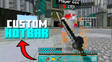 Custom Hotbar Minecraft Texture Pack
