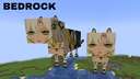 BEDROCK Xilonen Cats, Ororon Bats, Kachina Rabbits - Genshin Impact Minecraft Texture Pack