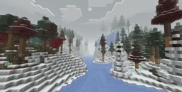 Winter Waters & Snowy Skies Minecraft Texture Pack