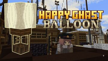 Happy Ghast Balloon Model Minecraft Texture Pack