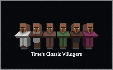 Time's Classic Villagers Minecraft Texture Pack