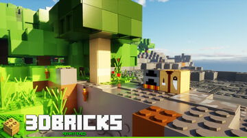 3DBRICKS REMASTERED | Lego-Inspired 3D Pack | 1024x | Vanilla Support Minecraft Texture Pack