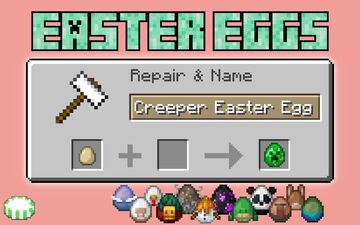 Easter Eggs: Decorative "Spawn Eggs" in Survival! v1.0.0 (MC 1.21.8) Minecraft Texture Pack