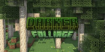 DarkerStory Folliage - spooky trees leaves and woods Minecraft Texture Pack