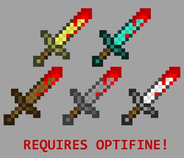 1.12.2 Bloody Swords CIT Minecraft Texture Pack
