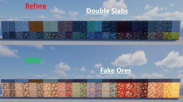Glowing Fake Ores [1.16-1.21.8] Minecraft Texture Pack