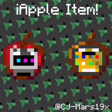 iApple Item! (Bedrock & Java Edition) Minecraft Texture Pack