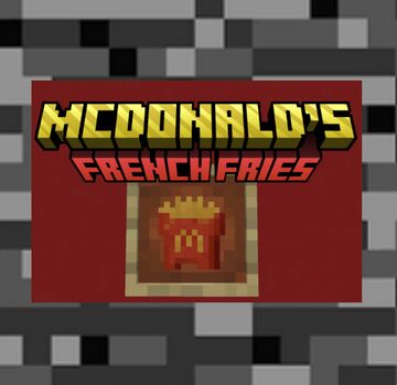 McDonald's french fries (bedrock port) Minecraft Texture Pack