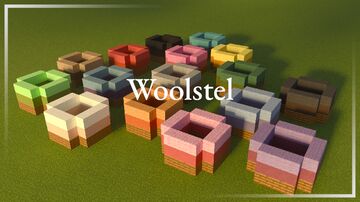 Woolstel | Pastel Wool | Bedrock Minecraft Texture Pack