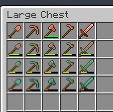 Dani's Oxidizing Copper Tools Minecraft Texture Pack