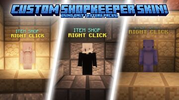 Custom Skin Shopkeeper For Bedwars! Minecraft Texture Pack