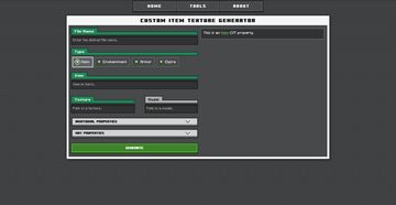 [Pablo Minecraft Tools] Optifine CIT Generator Minecraft Texture Pack