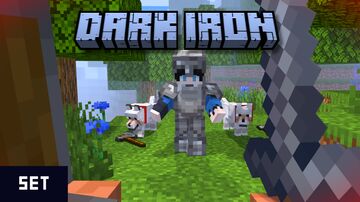Dark Iron Tools and Armor Minecraft Texture Pack