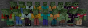 More Zombies Texture Pack (Bedrock Edition) Minecraft Texture Pack