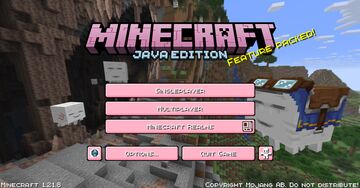 Pinku's Pink GUI Pack Minecraft Texture Pack