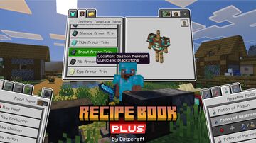 Recipe Book Plus Minecraft Texture Pack