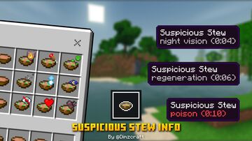 Suspicious Stew Info Minecraft Texture Pack