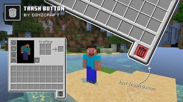 Trash Button Minecraft Texture Pack