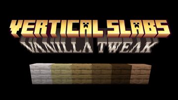 Vanilla vertical slabs 25w33a Minecraft Texture Pack