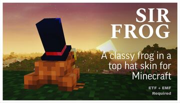 Sir Frog skin for frogs Minecraft Texture Pack