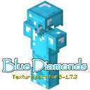 Blue Diamonds for Beta 1.7.3 Minecraft Texture Pack