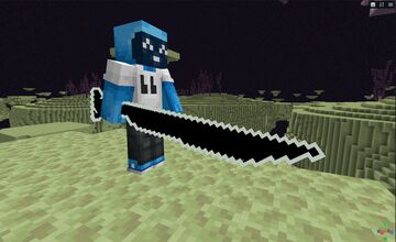 The BLACK KNIFE Minecraft Texture Pack