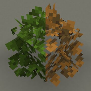 Bushy Leaf Decay Minecraft Texture Pack