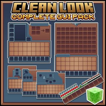 Clean Look GUI Pack Minecraft Texture Pack
