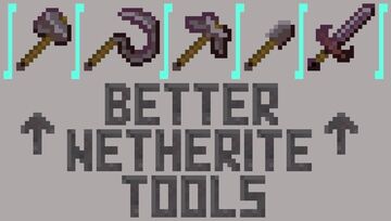Better Netherite Tools Minecraft Texture Pack